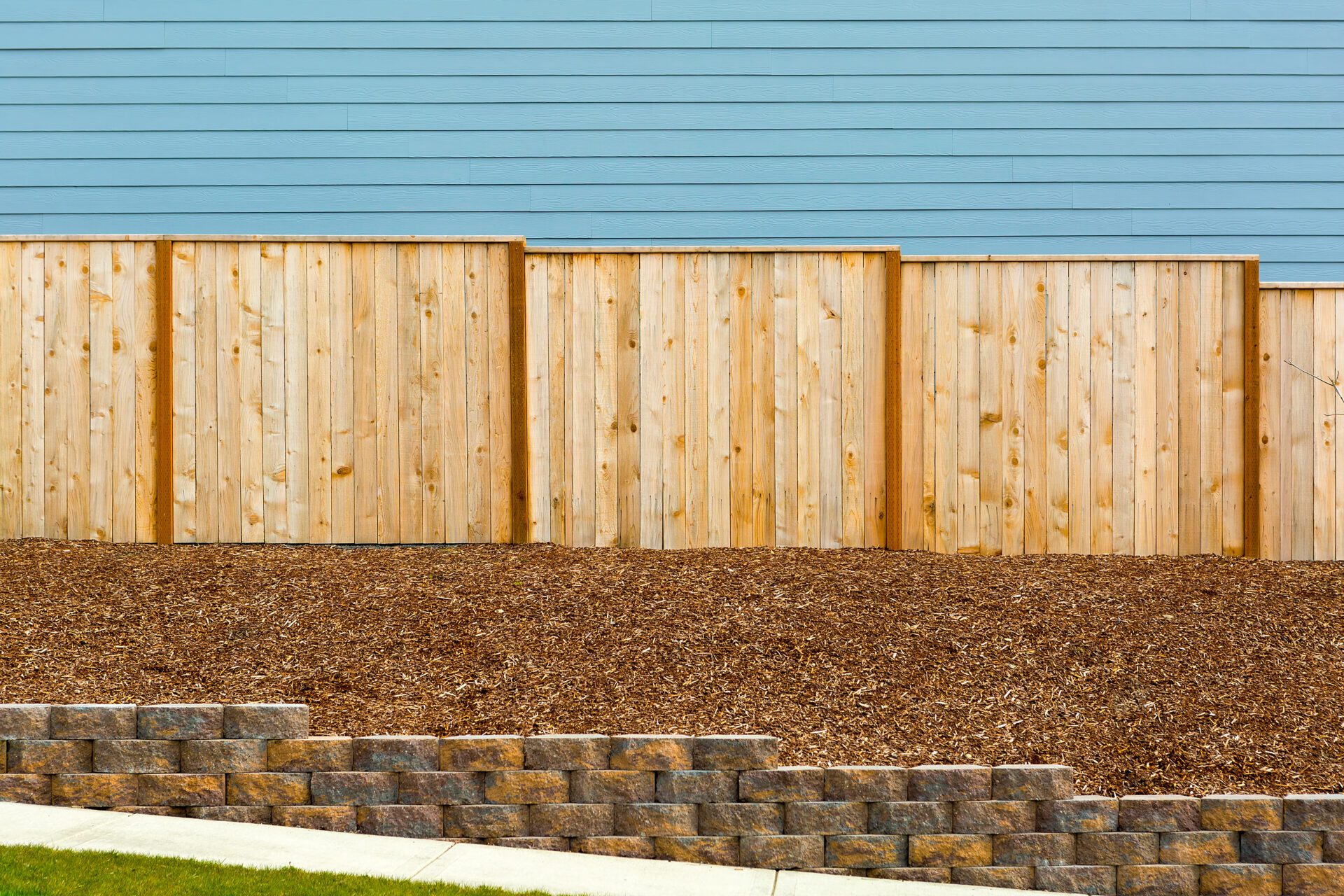 Brown Wooden Fence in Front<br />
