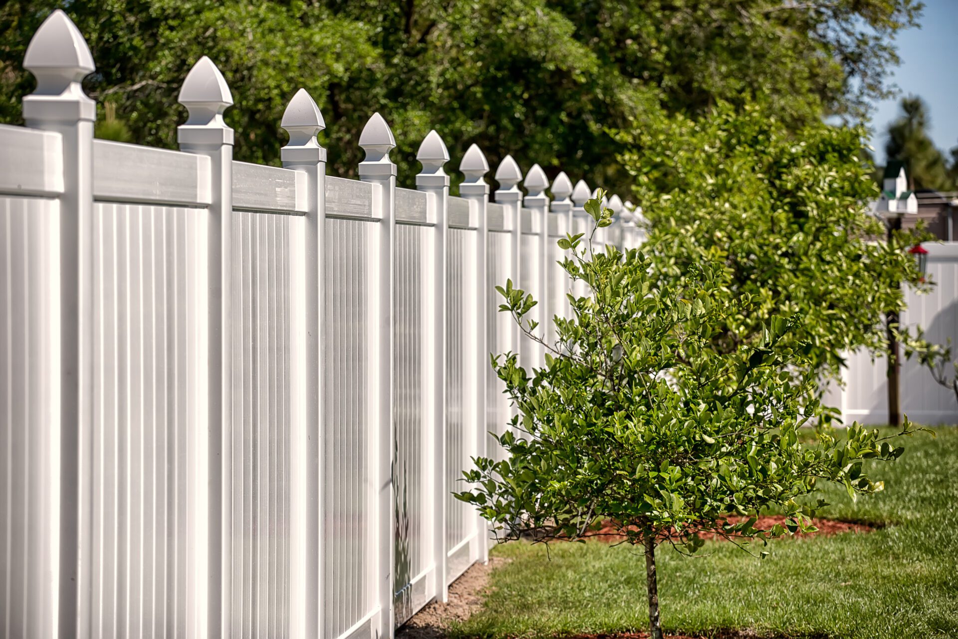 about White fence in farm